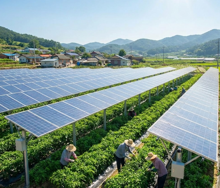 영농형 태양광 시범사업 선정, 주민 주도형 햇빛소득마을 모델 - 화성 사곶리