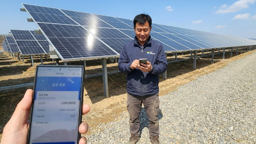 태양광 REC 판매 정산 절차 스마트폰 확인