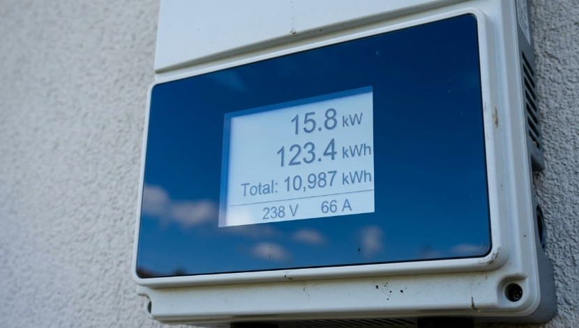 인버터 표시 kWh