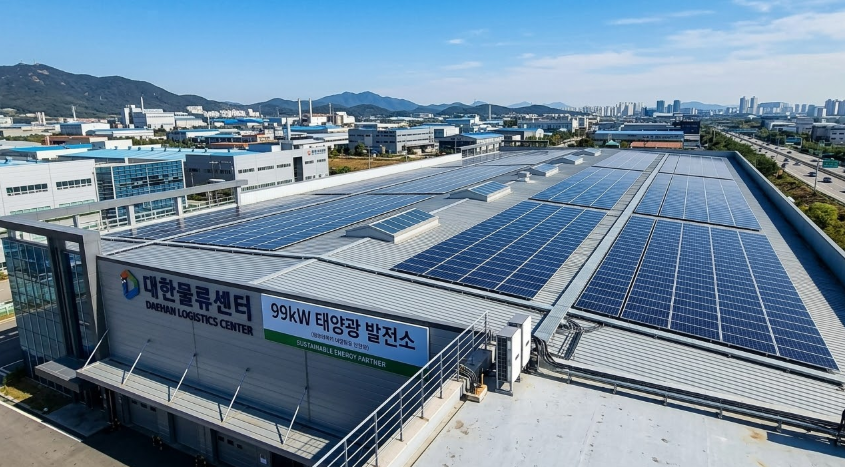 태양광 수익성, 99kW 설치비용 대비 월 순수익