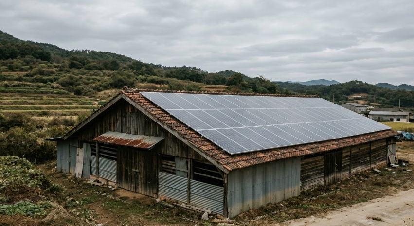 축사 태양광 지붕 누수 설치 분쟁과 rps 등록 지연 해결